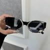 Trendy Cat Eye Sunglasses Women Men Retro Mirror Lens Stylish Sun Glasses Female Male Personality Colors