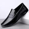 Genuine Leather Men Shoes Casual Men Loafers Breathable Office Formal Shoes Men Designer Slip on Driving Shoes Plus Size 38-46