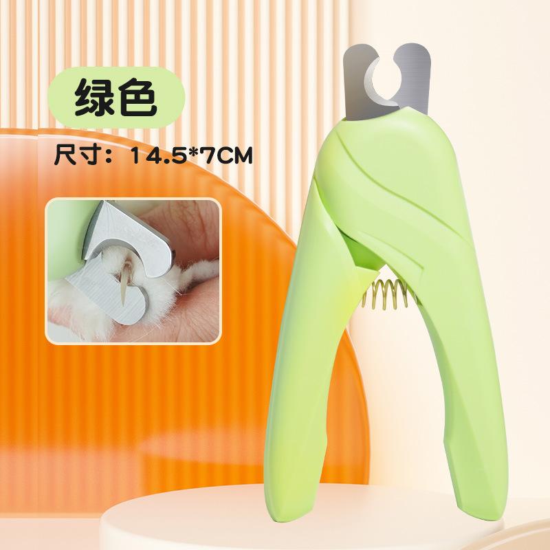 New pet nail clippers pet attractive force led photo blood clipping cat nail clippers dog cat pliers scissors