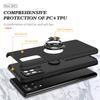 Samsung A42 5G Car Holder Case: Magnetic, Anti-Drop, Hidden Ring Stand, Full Coverage Protection