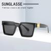 Sunshade Wide Brim Square Men's Large Frame Sunglasses Fashion Glasses Women's  Jewelry Accessory
