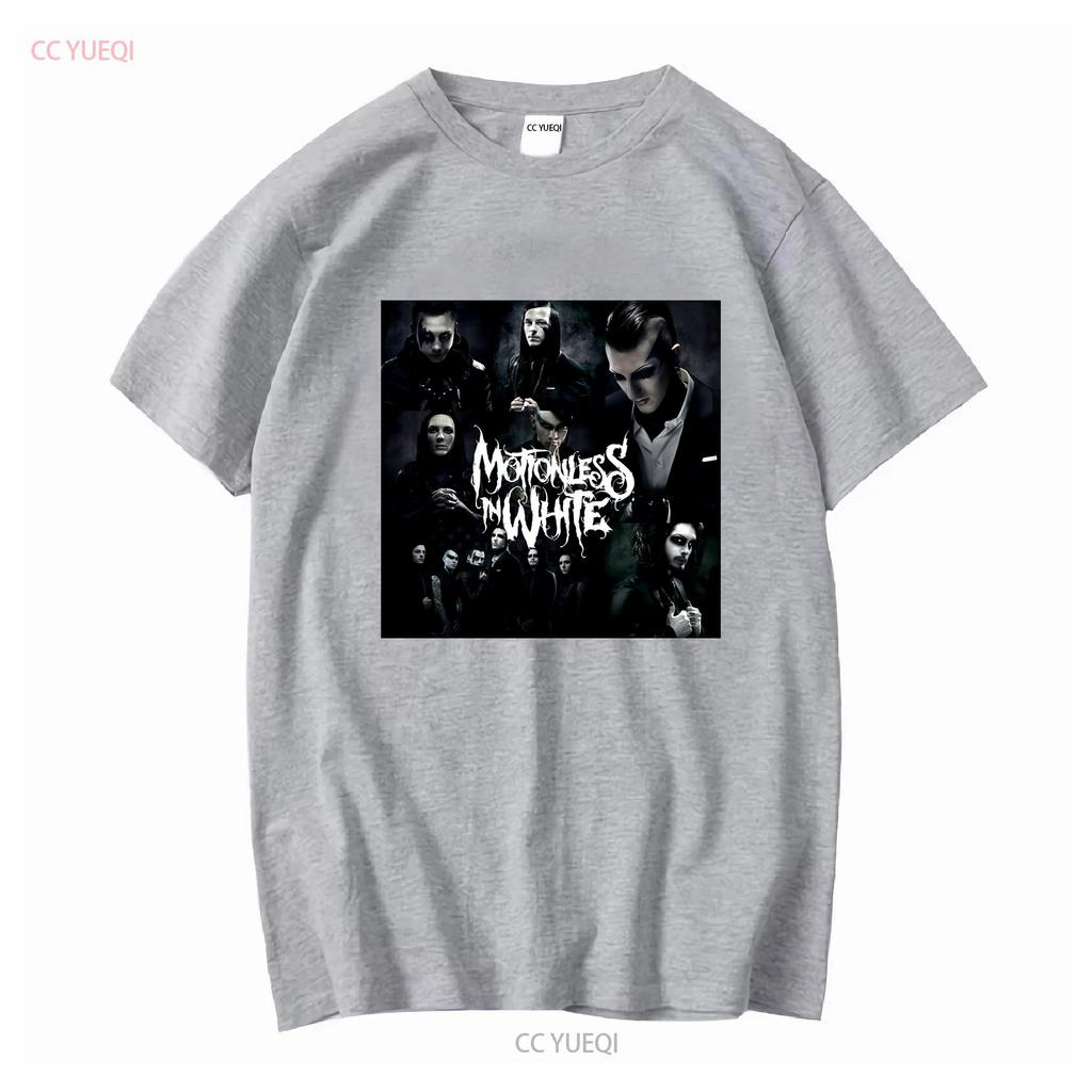 Rare Motionless In White Band T Shirt Cotton Black All Size H62 vintage Washed Top For Everyday Wear graphic fashion