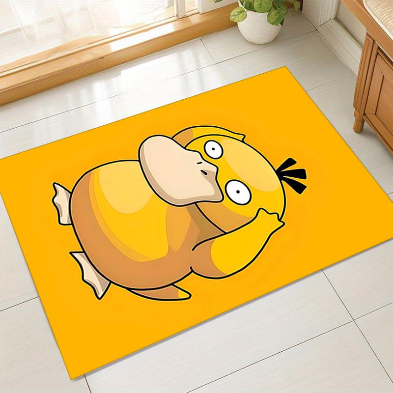 Psyduck Headache Carpet For Playroom Bedroom Living Room Sofa Home Decor Kids Game Area Rug Nonslip Floor Mat