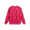 Li-Ning Printed Crew Neck Pullover Sweater Unisex Sweater Bright-Pink AMBT235-6