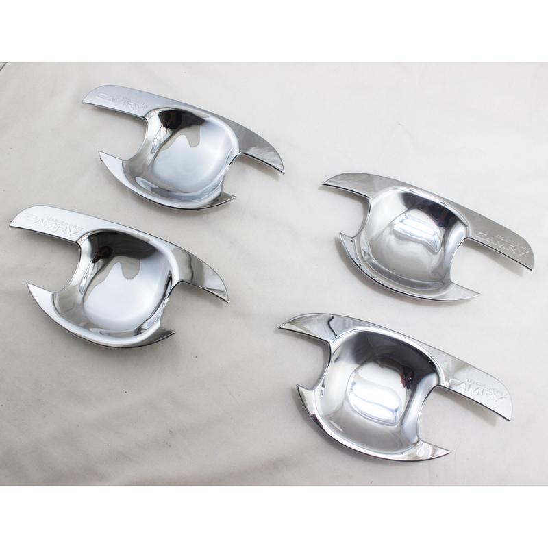 Door Handle Bowl Covers Chrome Car Accessory Trim Paste Style For TOYOTA CAMRY 2003 2004 2005 2006 Decoration Exterior Styling
