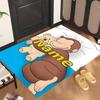 Curious George (1) Personalized Name Office Carpet Stylish Decor for Living Room Bedroom Kitchen