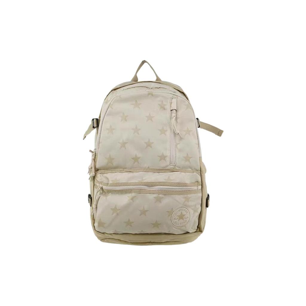 New Converse Polyester Backpack Regular Unisex Coffee Gray Green 10022408-A12
