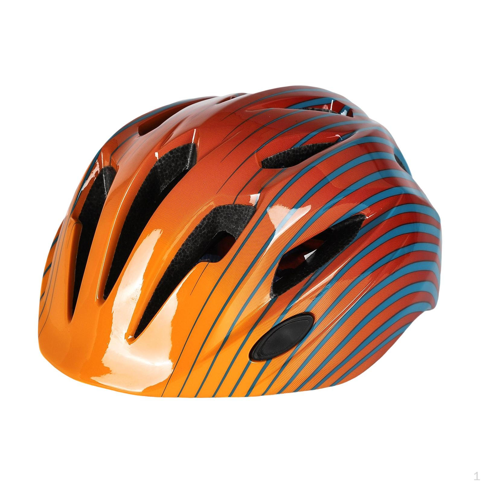 Bike Helmet for Kids Cycling Portable Bicycle Helmet, Removable Inner Liner Sports, Bicycling, Yellow Brown