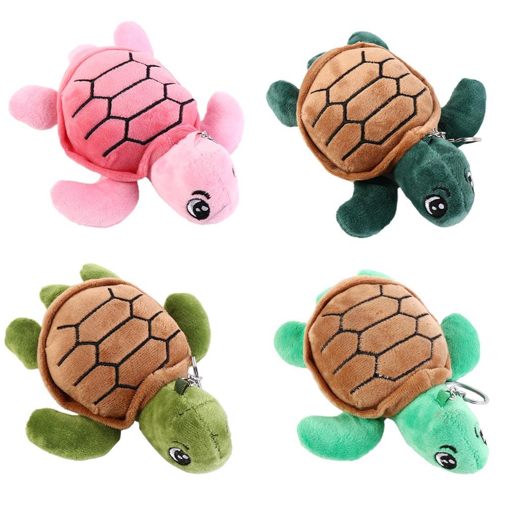 Bag Ornaments Cute Turtle Keychain Tortoise Plush Pendant Turtle Plush Keyring Plush Tortoise Dolls