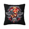Born To Ride Route  Throw Pillow Case cm for Living Room Americas Highway Cushion Cover Soft Polyester Pillowcase
