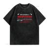 Currently Unsupervised Novelty Sarcastic Mens Funny T Shirt Black X Large vintage Washed Stylish homme Stretched Comfortable