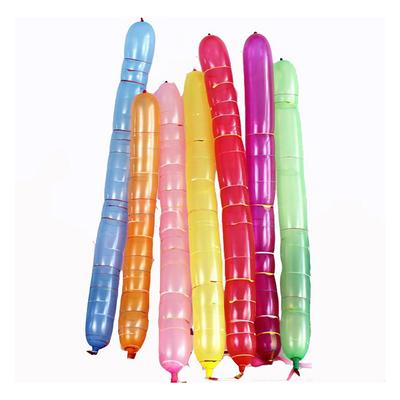 50/100Pcs Mixed Color Long Latex Rocket Balloon Flying Squeaking Party Decor