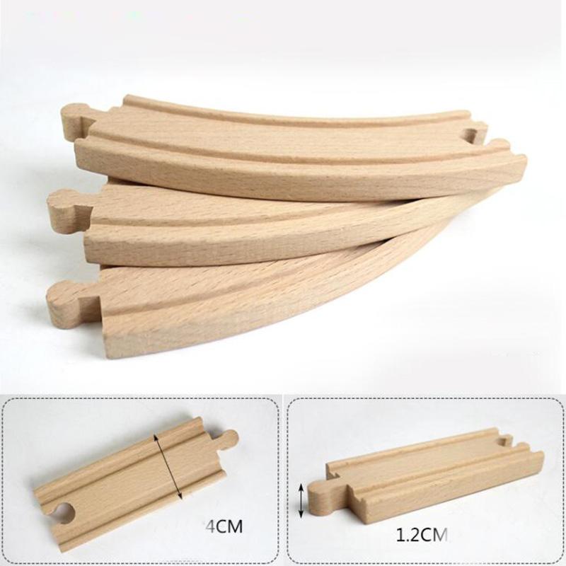 Tutti i Tipi di Giocattoli per Ferrovie su Binari di Legno Accessori per Binari del Treno in Legno di Faggio adatti per Binari di Marca Giocattoli Educativi per Bambini
