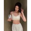 Female Spring and Summer Thin Leopard Pattern Small Breast Gathers No Underwire To Prevent Sag No Trace Underwear