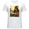 Vintage Pirate with Parrot Oil Painting Graphic Man's T-Shirt