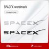 SpaceX Logo Aufkleber für Tesla Model 3/Y/X/S Heckklappen-Modifikation