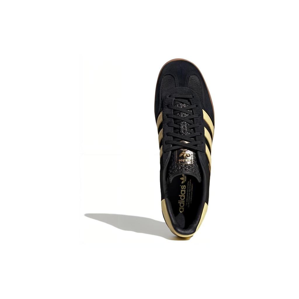 adidas Gazelle Indoor Black Almost Yellow Gum Unisex Sneakers Core-Black IG4999