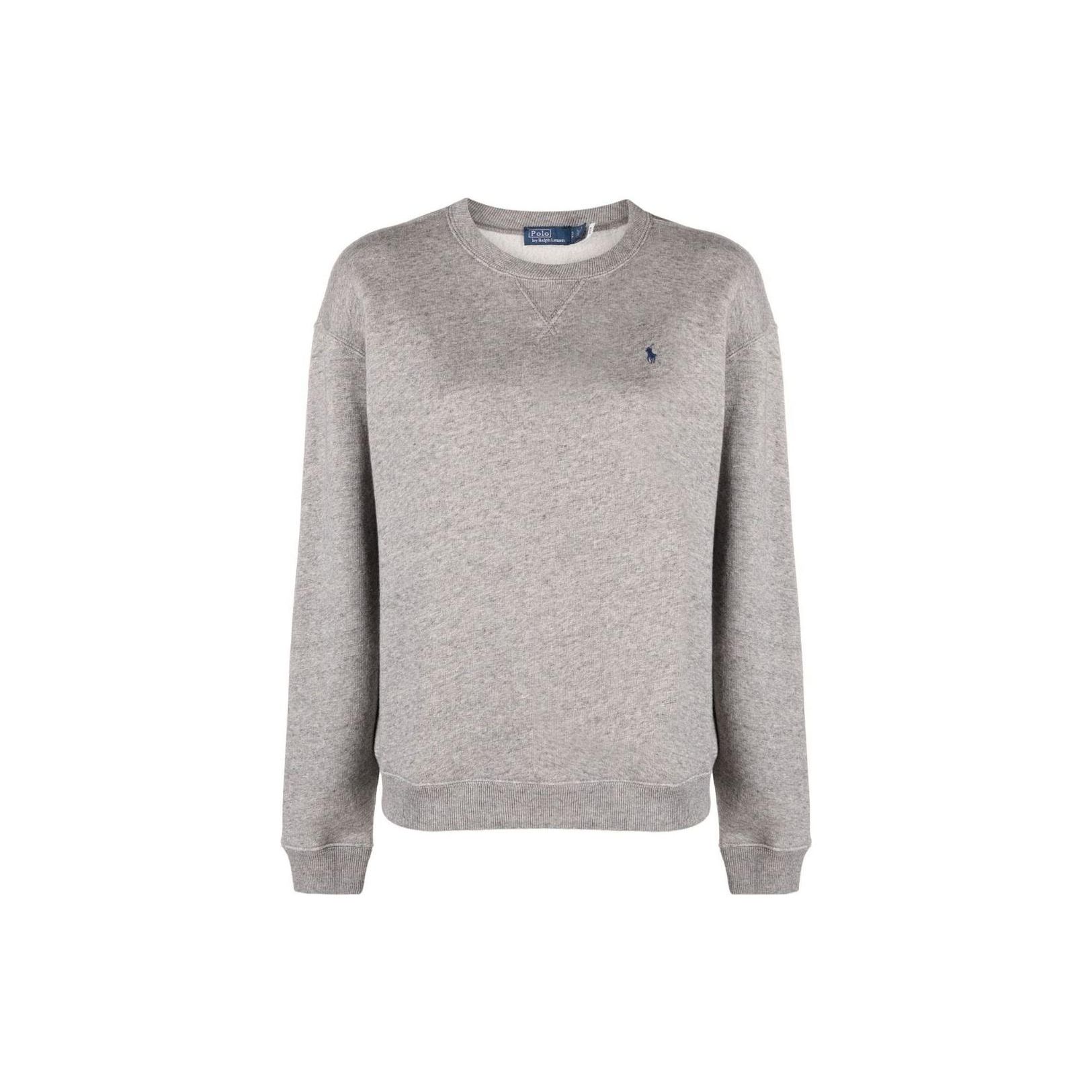 

Polo Ralph Lauren Ss23 Толстовка с круглым вырезом и принтом логотипа Женская толстовка Серая 211891557-004 L