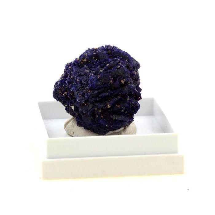 Pierres et Minéraux. Chessylite (Azurite). 103.5 ct. Chessy-les-Mines, France.