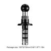 Motorcycle Fork Stem Mount Aluminum Alloy Ball Mount Adapter 17mm 25mm Front Fork Bar Ball Head Anti-theft for Motorbike Bicycle