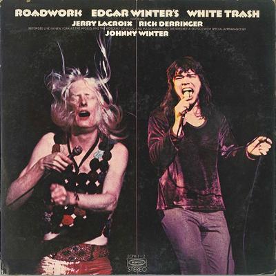 LP Record EDGAR WINTER'S WHITE TRASH - Roadwork 25AP6234 EPIC 1972 Japan Rock Used