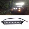 7" 30w Straight Slim LED Light Bar Single Row Flood Spot Beam SUV 4X4 ATV Off Road LED Work Light