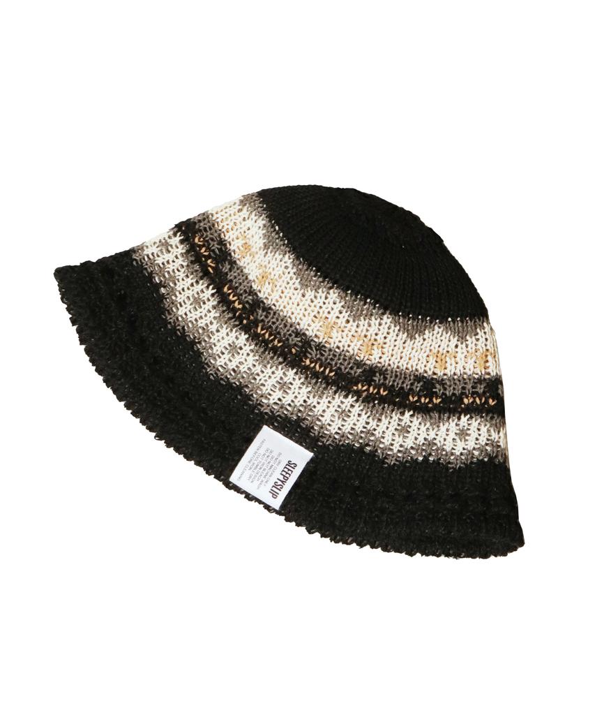 Seullipiseullib Maria Black/White Bucket Hat