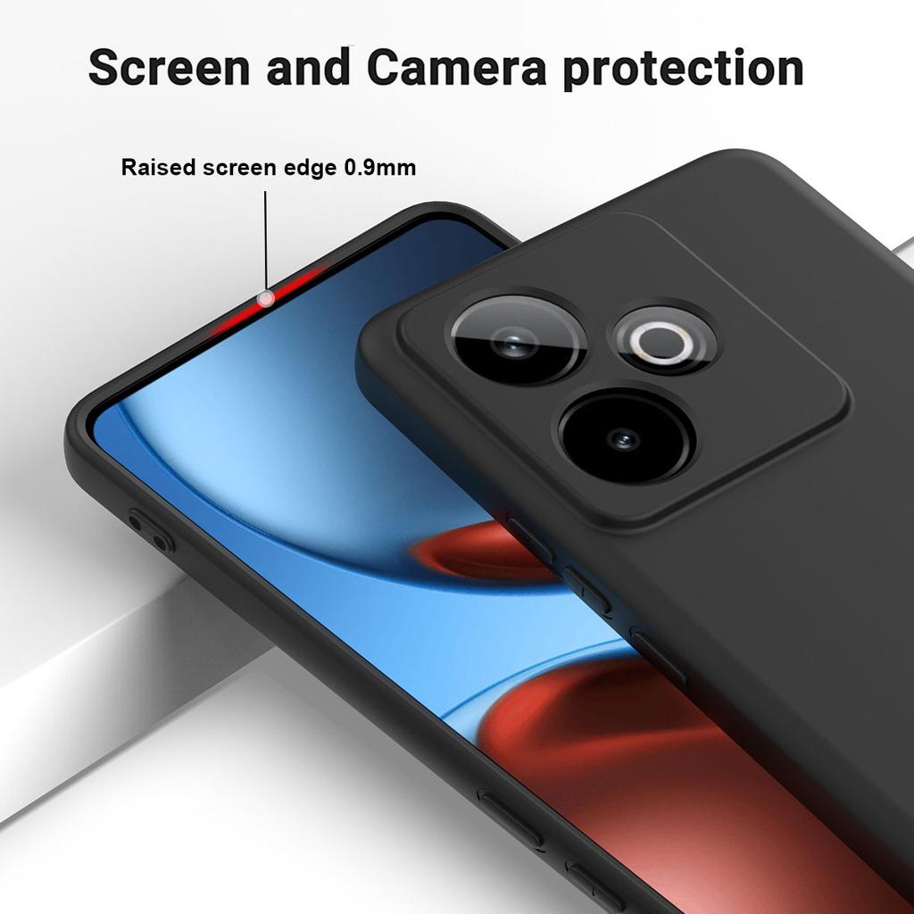 For Realme GT 7T 5G/Realme GT 7 5G Liquid Silicone Case Phone Back Cover with Hand Strap