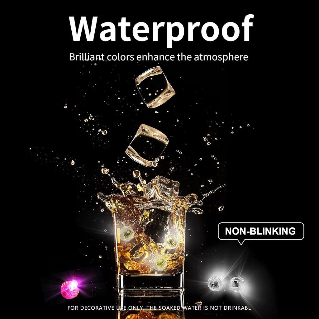 Aogist 100 Stück Weiße Ballonlichter, Lange Standby-Zeit Wasserdichtes Mini-Licht, Batteriebetrieben, Runde LED-Kugel Lampe für Latexballon Papierlaterne Party
