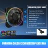 RGB Colorful Fan Computer Host Heat Sink LED Dual Aperture Automatic Color Change 12cm Desktop Case Silent Heat Sink