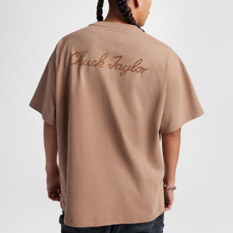 New Converse Go To Loose Fit Sneaker Patch T Shirt 10027239-A08