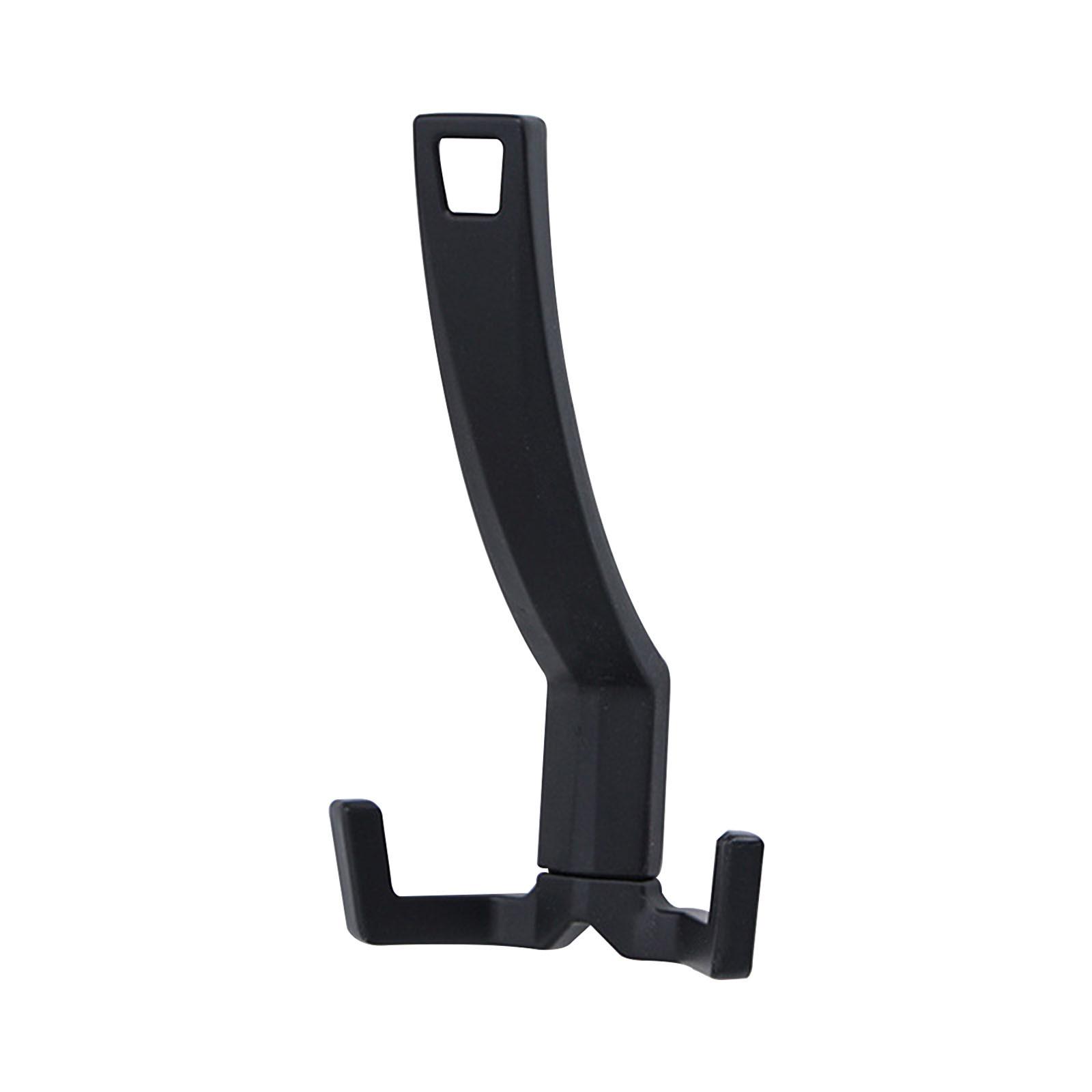 

Крючок Light Luxury Creative Double Hanging Clothing Hook Перфорированный сплав Спальня Гостиная Входная обувница Шкаф Металлический крючок для одежды One Size чёрный