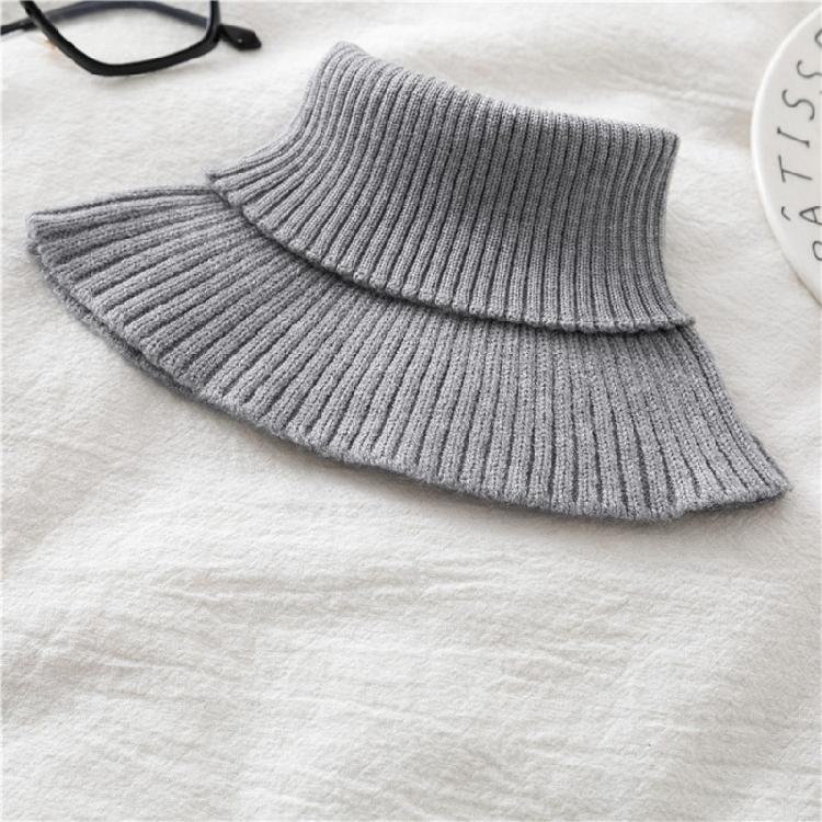 Elegant Knitted Winter Scarf Casual Office Neckerchief Travel Friendly Scarves for Outdoor Use