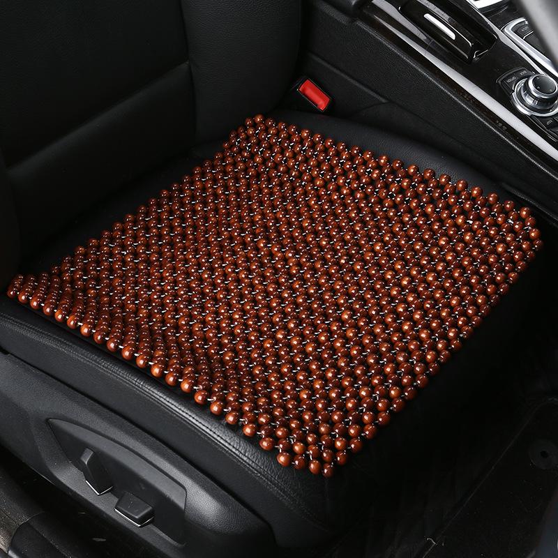 XB162 Wooden Bead Seat Cushion, Summer Breathable, No Backrest, Universal for All Seasons.
