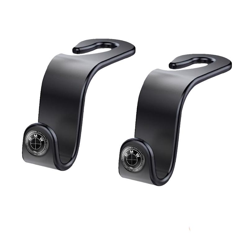 Car Headrest Hooks Hanger Bags Seat Back Organizer Holder Clips Auto Fastener Hooks For BMW Series i3 i4 G07 G06 G05 G02 G01 F48