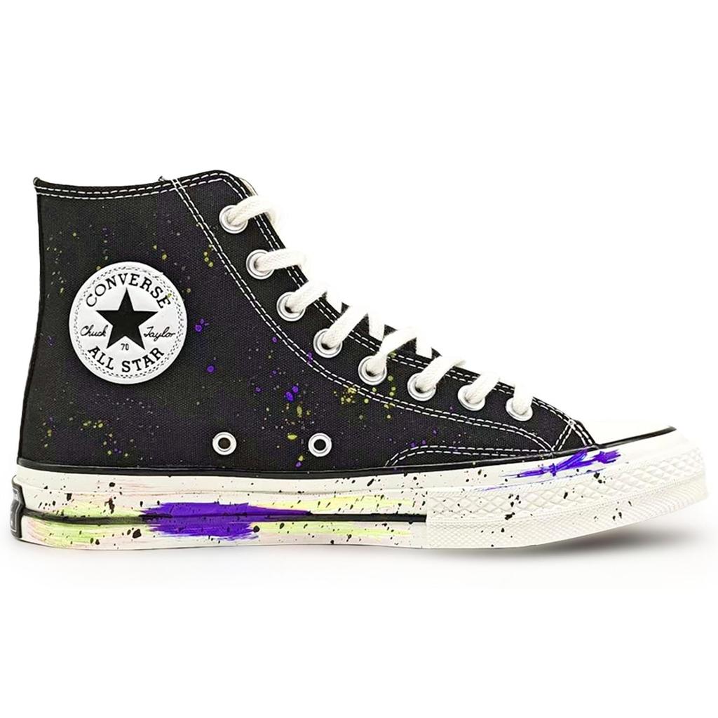 Converse Chuck 70 Abrasion Resistant High top Canvas Shoes Unisex Black 162050C(Team486-)