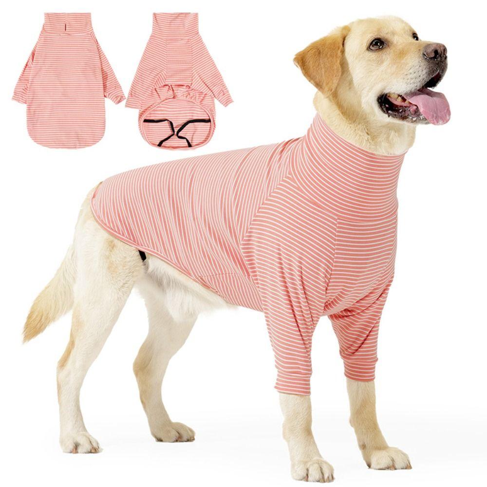 with Stripes Dog Jumpsuit Soft and Comfortable Dog Recovery Suit Dog Pajamas  Dogs Clothes