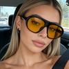 European and American personalized sunglasses retro high-quality sunglasses simple trend outdoor sunscreen glasses men and women