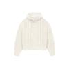 Fear of God Essentials FW23 Cable Knit Hoodie 'Cloud Dancer' Men's 192BT234391F
