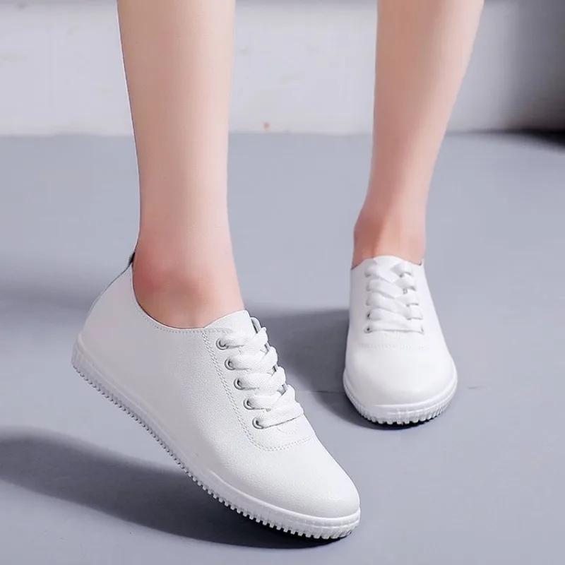 Fashion Women Shoes Summer 2025 Spring Women White Casual Shoes Fashion Breathable Flats Breathable Women Sneakers