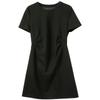 Sancai Women's A-Line Little Black Dress with Shawl