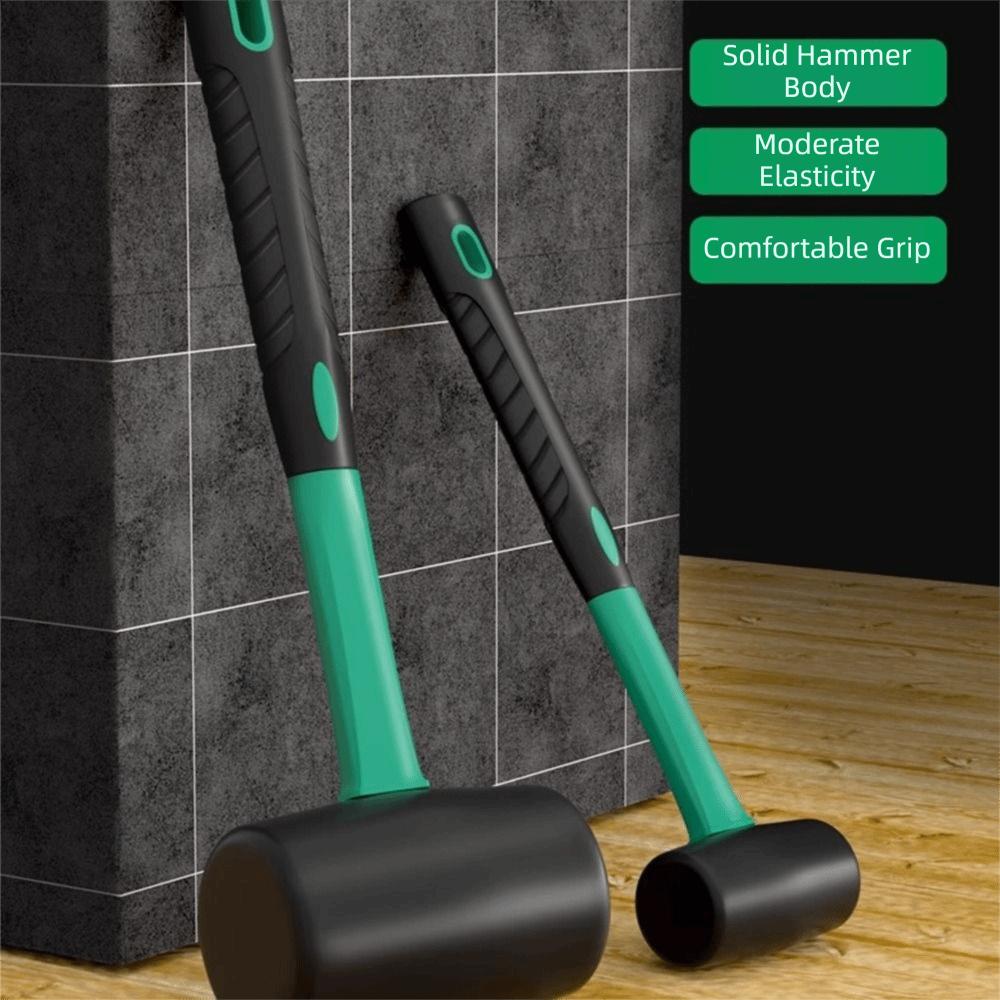 Multi-Functional Rubber Hammer Industrial Grade Solid Rubber Hammer Wall Tiling