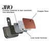 Low Attenuation Brake Pad 4 Pair Silent Bike Heat Dissipation Wear-resistant Resin Semi-metal Bicycle Disc MTB Ebike for M315.355.375.395.416.446.447