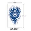 Herbal Tattoo Stickers, Juice Tattoo Stickers, Semi-Permanent English Letter Tattoo Stickers Tattoo