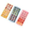 Ice Cube Tray with Lid 21-Cavity Large Square Silicone Ice Cube Mold Food-Grade Easy-Release Spill Proof Ice Cube Maker for Freezer
