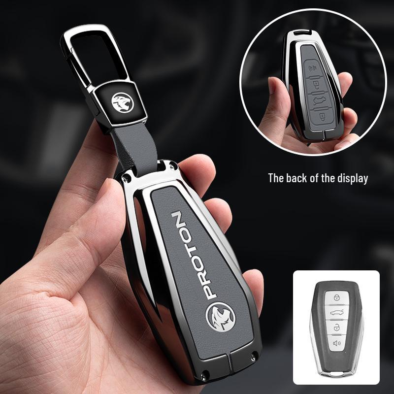 Proton X70 Key Cover: Customizable Car Key Case with Proton Logo.