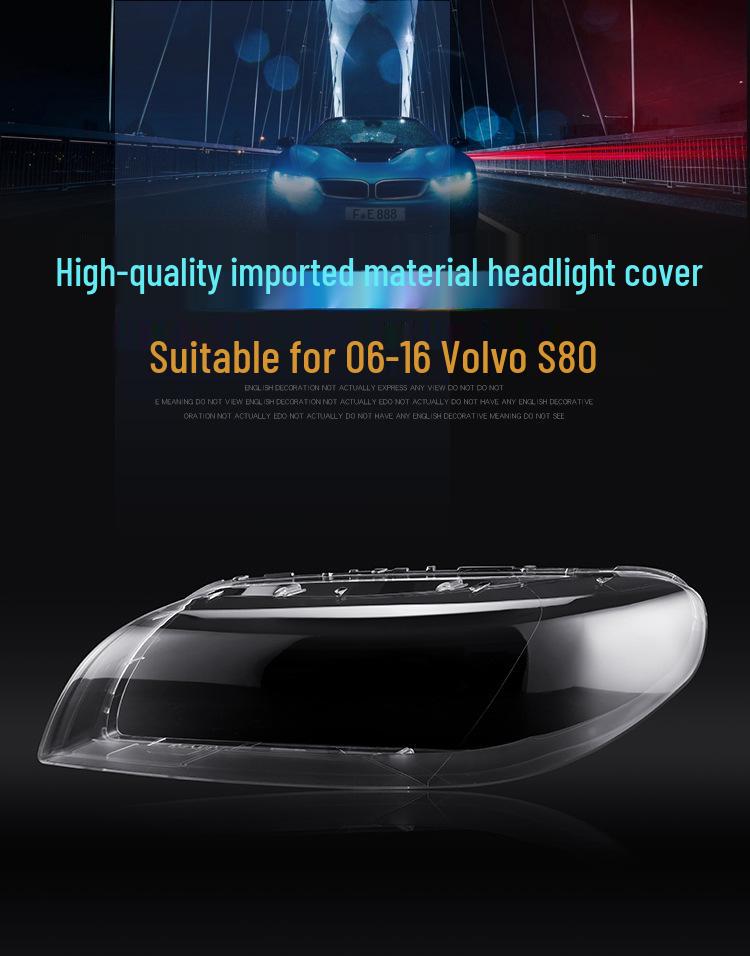 Volvo S80/S80L Headlight Lens Cover (Model Years 2006-2016)