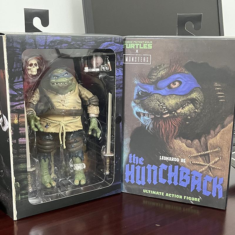 NECA Last Ronin Leonardo April Oneil Casey Jones Hunchback Michelangelo Mummy Raphael Frankenstein Monster Turtle Action Figure
