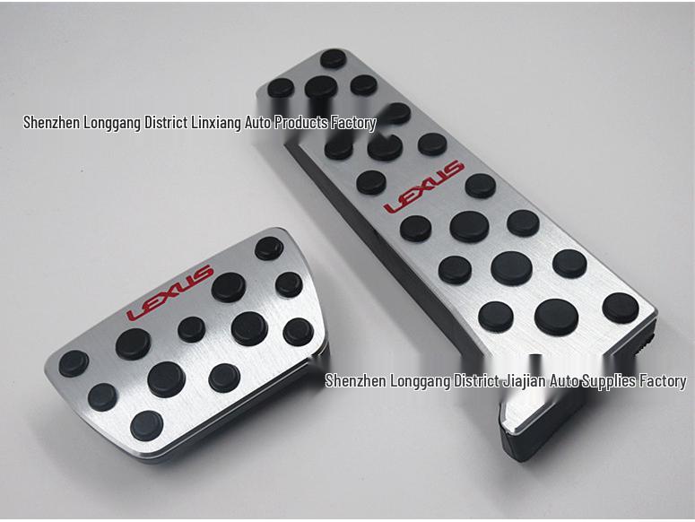 Anwendbar für Lexus ES 2018: Rutschfester Gas- und Bremspedal aus Aluminiumlegierung