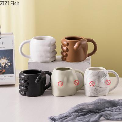 Faustförmige Porzellantassen Wasserbecher Körperkunst Kaffeetasse Esstisch Nachmittagstee Teetasse Fruchtsaftbecher